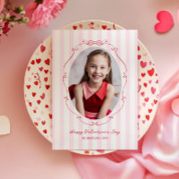 Listras Cor-de-Rosa Desenhadas à Mão Branca