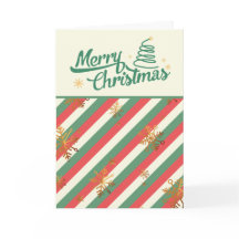 Listras Verticais Vermelhas e Verdes com Flocos de