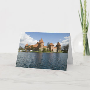 Cartão De Festividades Lithuania, Trakai. Island Castle 3