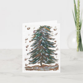 Cartão De Festividades Little Christmas Tree Card