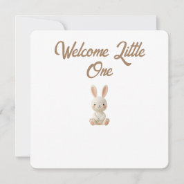 Cartão De Festividades Little Forest Friends Baby Milestone Card – Welcom