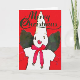 Cartão De Festividades Little New Orleans Snowman