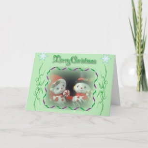 Cartão De Festividades Little Snow People