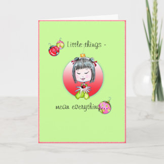 Cartão De Festividades Little Things Christmas card Version 1