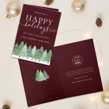 Logotipo da Empresa Floresta de Natal de Negócios 