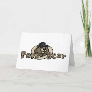 Cartão De Festividades Logotipo de Urso Papa 2013