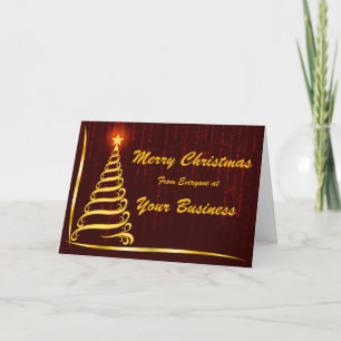 Cartão De Festividades Logotipo e promoção comercial Feliz Natal Sauda