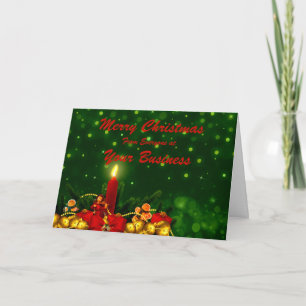 Cartão De Festividades Logotipo e promoção comercial Feliz Saudação d