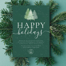 Logotipo Empresarial Moderno Feliz Natal Floresta 