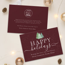 Logotipo Moderno de Natal Corporativo