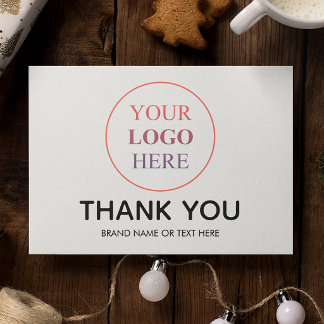 Cartão De Festividades Logotipo Personalizado – Sem Pedido Mínimo Obrigad