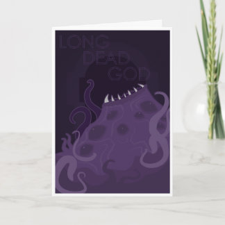 Cartão De Festividades Long Dead God - Worship Old Gods