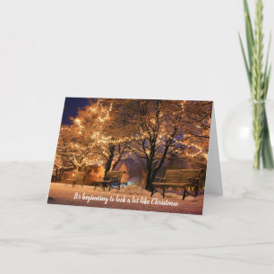 Cartão De Festividades Looks a Lot Like Christmas Empty Wallet Funny Card