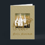 Cartão De Festividades Los Tres Santos Reyes - Tarjeta<br><div class="desc">Envie saludos esta Navidad.</div>