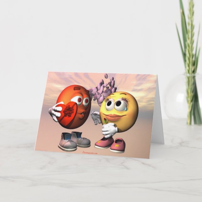 Cartão De Festividades Love (Frente)