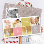 Cartão De Festividades Love And Joy Clear Geo Typography 4 Photo Wedding<br><div class="desc">Designed by fat*fa*tin. Easy to customize with your own text,  photo or image. For custom requests,  please contact fat*fa*tin directly. Custom charges apply.

www.zazzle.com/fat_fa_tin
www.zazzle.com/color_therapy
www.zazzle.com/fatfatin_blue_knot
www.zazzle.com/fatfatin_red_knot
www.zazzle.com/fatfatin_mini_me
www.zazzle.com/fatfatin_box
www.zazzle.com/fatfatin_design
www.zazzle.com/fatfatin_ink</div>