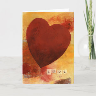 Cartão De Festividades LoVe Heart