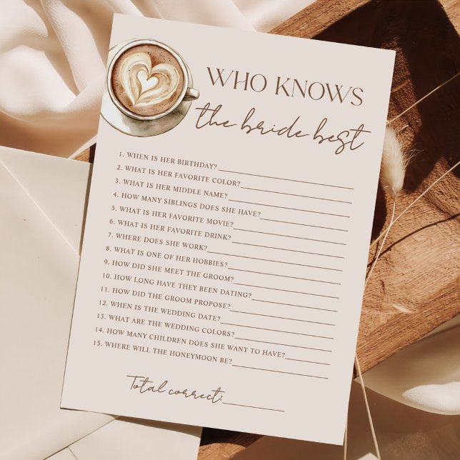 Cartão De Festividades Love Is Brewing Coffee Bridal Shower (Criador carregado)