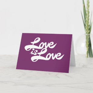 Cartão De Festividades Love is love