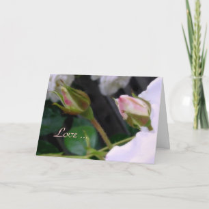 Cartão De Festividades Love is ... Romantic Valentine Card