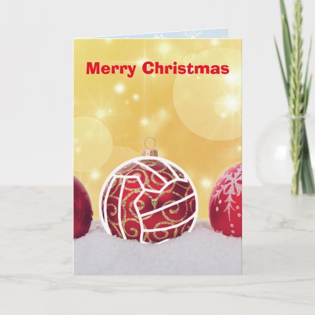 Cartão De Festividades Love Netball Themed Christmas Greeting (Frente)