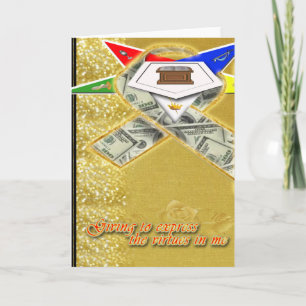 Cartão De Festividades Love Token Card
