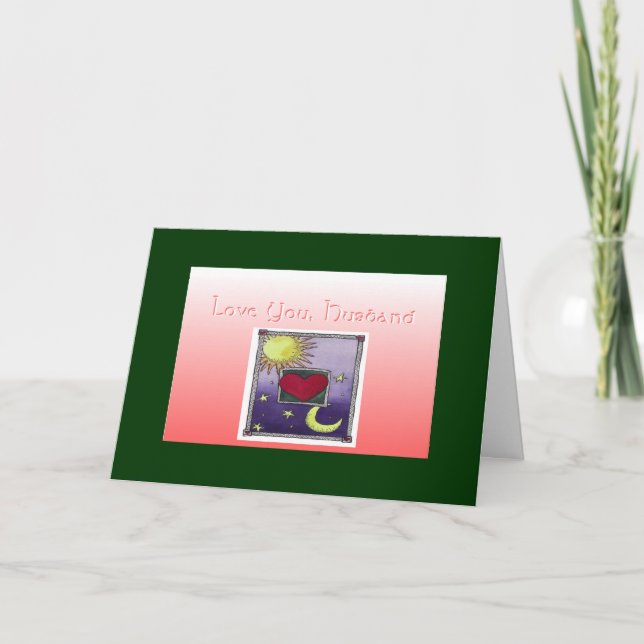 Cartão De Festividades Love you Husband (Frente)
