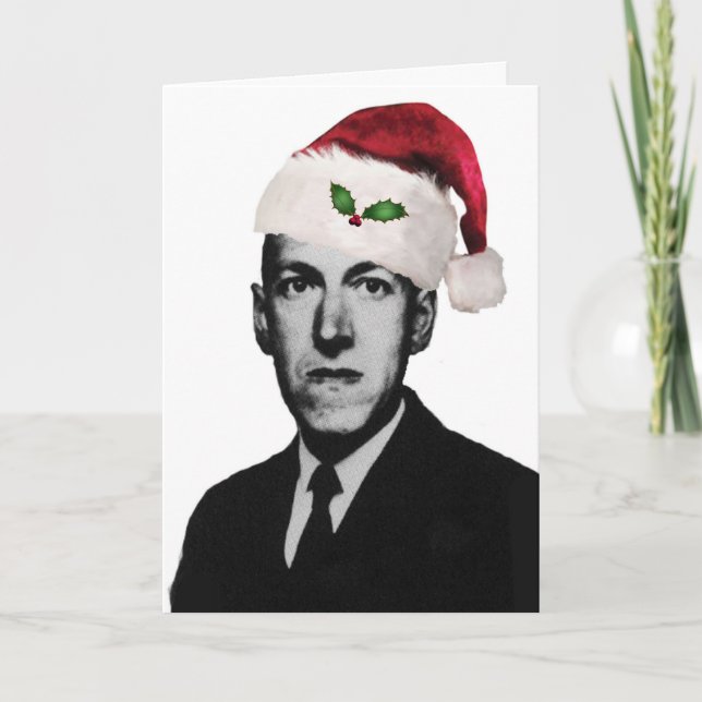 Cartão De Festividades Lovecraft Xmas (Frente)