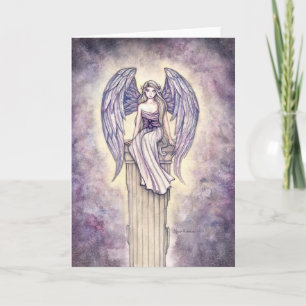 Cartão De Festividades Lovely Angel Greeting Card by Molly Harrison