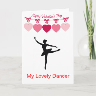 Cartão De Festividades Lovely Dancer Valentine's Day Greeting Card