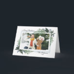 Cartão De Festividades Lovely Holiday - Christmas Photo Greeting Card<br><div class="desc">7x5 Lovely Holiday Christmas photo greeting card. Customizable. Part of a collection</div>