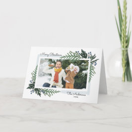 Cartão De Festividades Lovely Holiday - Christmas Photo Greeting Card