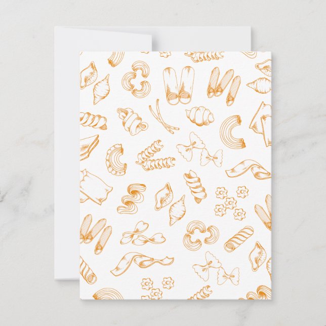 Cartão De Festividades Lover risotto Italiano Autenticado por Cuisine Ita (Frente)