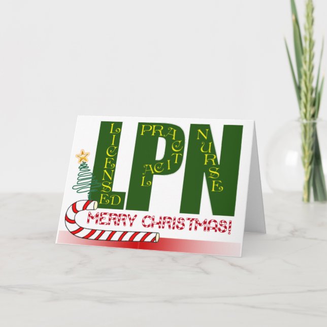 CARTÃO DE FESTIVIDADES LPN CHRISTMAS LICENCIOU ENFERMEIRO PRÁTICO (Frente)