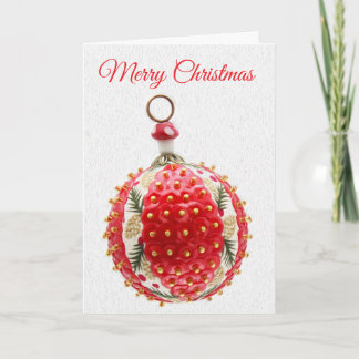 Cartão De Festividades Lucky Mushroom Christmas Card