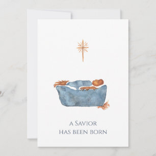 Cartão De Festividades Luke 2:11 Natal Original