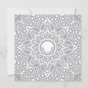 Cartão De Festividades Luxo Mandala 14