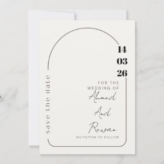 Cartão De Festividades Luxury Wedding Invitation | Gold Accents | Modern 