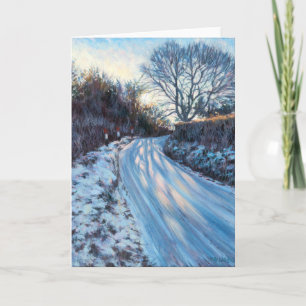 Cartão De Festividades Luz de inverno