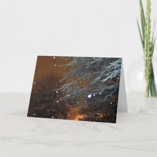 Cartão De Festividades Luz de longe