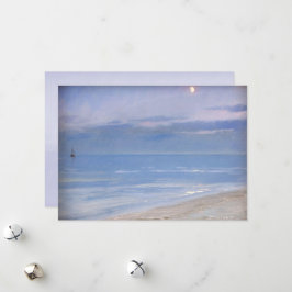 Cartão De Festividades Luz na praia de Skagen por P.S. Krøyer, Art