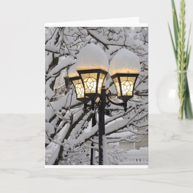 Cartão De Festividades Luz no caminho (Frente)