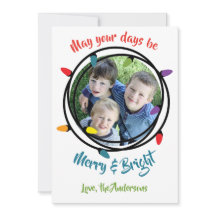 Luzes de Natal felizes e brilhantes