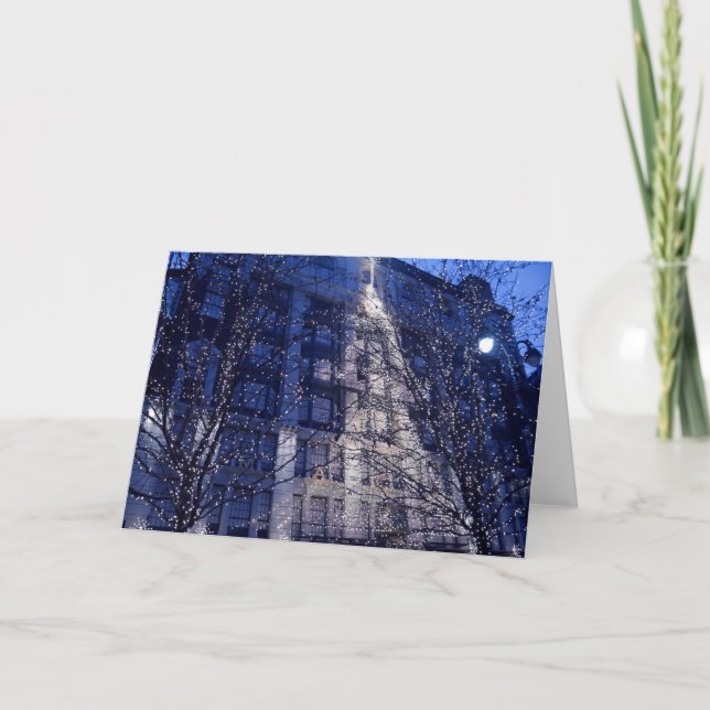 Cartão De Festividades Macys Tree Herald Square (Frente)