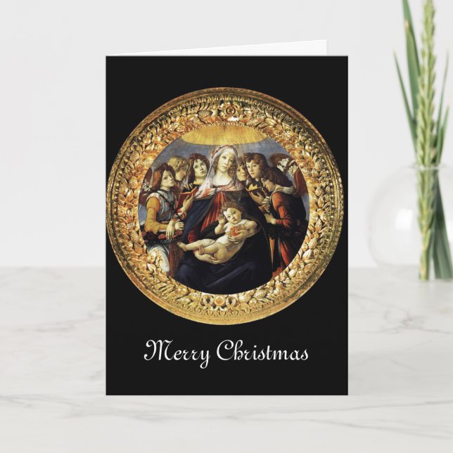 Cartão De Festividades Madona do Pomegranato (Frente)