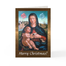 Madonna com Criança, Livro e Cherubs