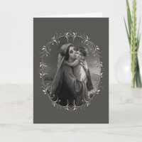 Madonna Preta e Branca e Criança com Quadro Silver