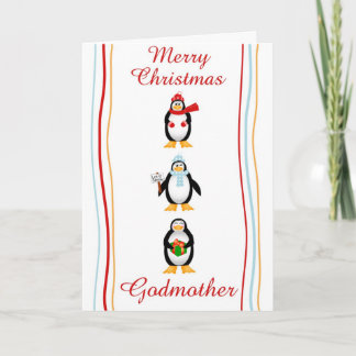 Cartão De Festividades Madrinha do Natal