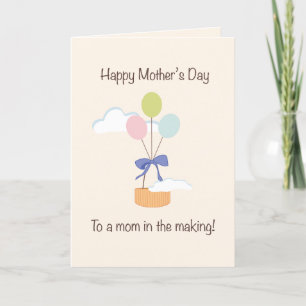 Cartão De Festividades Mãe para o Dia das Mães