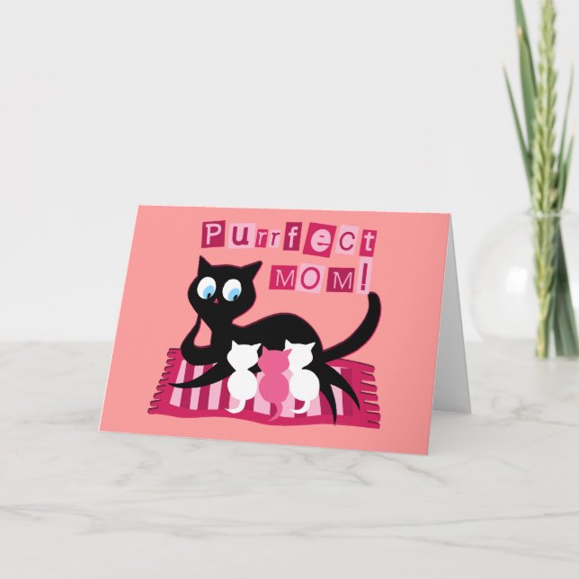 Cartão De Festividades Mãe perfeita (Frente)